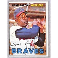 1967 Topps Crease Free Hank Aaron