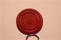 Vintage Red Chain Poker Chip