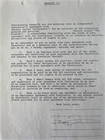 Harry Nilsson signed contract
