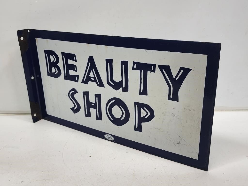 DSP Flange Beauty Shop Advertising Sign