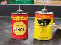"Winchester" & "Outers 445" 3fl oz Gun Oil Cans