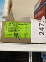 Kraft 2# bags 500pack