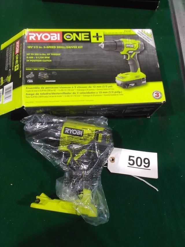 Ryobi One 18v 1/2 in. Drill - No Battery or Charge