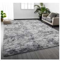 Large shag area rug