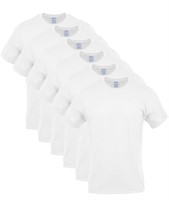 6pcs Size Medium Gildan Mens Crew T-Shirts