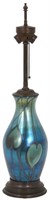 L.C. Tiffany Art Glass Lamp Base