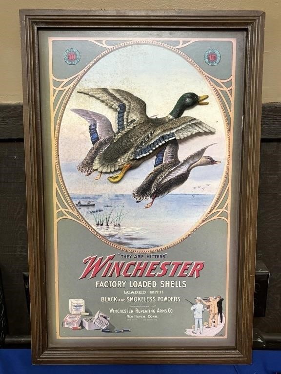 WINCHESTER ADVERTISING 3-D WATERFOWL WALL-HANGING