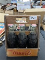 Coca Cola drink carrier with bottles