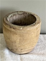 5" Wooden Small Pot