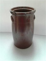 6 gallon brown salt glazed crock