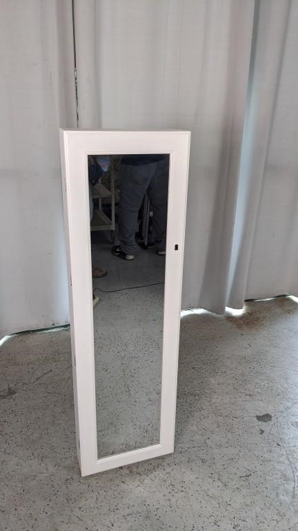 Jewelry Armoire Cabinet with Full Length Mirror