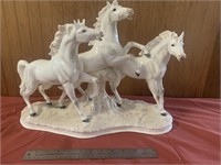 ECHT ALTMANN Hakuba Three Horse Figurine Made in