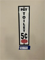 Pay Toilet Sign