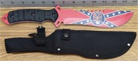 Rebel flag knife with Sheath