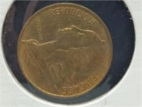 1980 10 centimes French coin