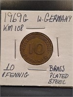 1969 west Germany coin
