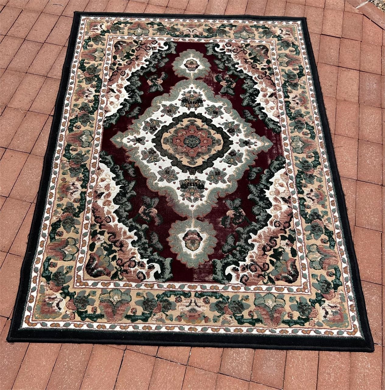 Medium Floral Area Rug