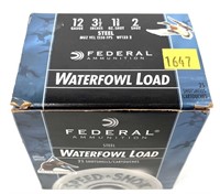 Box of 12 Ga. 3.5" No. 2 Federal steel waterfowl