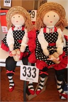 (2) Doll Shelf Sitters(R3)