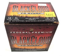 Box of 12 Ga. 3.5" No. 4 FS Steel Federal Black