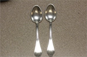 Pair or Set of 2 Sterling Spoons