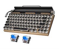Mechanical Gaming Vintage Typewriter Keyboard