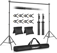 Emart 10x7ft Stand  2 Bars  8 Clamps