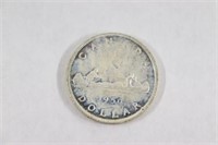 1950 Canadian One Dollar Silver Coin