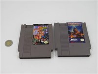 2 jeux Nintendo NES , Ikari III et Iron Sword