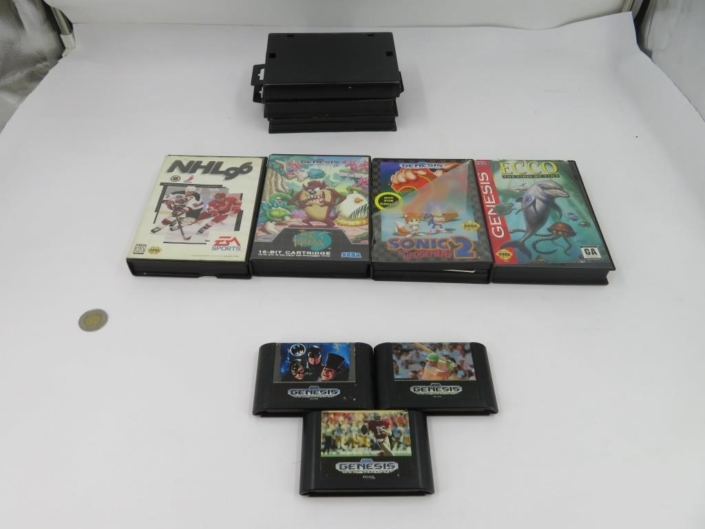 7 jeux pour Sega Genesis dont Sonic