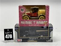 ERTL COLLECTIBLES 1918 Model T Runabout Bank and