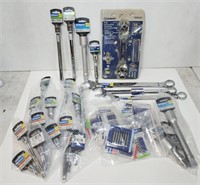 (KK) Lot of Wrenches, Drive Extensions & Bits