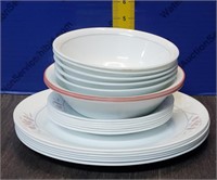 6 Place Settings Corelle Dishes