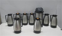 Assorted Coffee Pots & Drink Dispenser