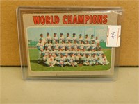 1970 OPC World Champions Mets #I Card