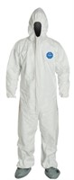 Size 3X DuPont Tyvek 400 TY122S Coveralls  Hood