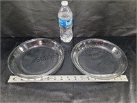 2 Fire King Pie Pans