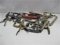 Assorted Style Clamps Longest 15" See Info