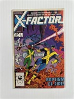 X-FACTOR #1 (BAPTISM OF FIRE) - 1ST TEAM APP OF