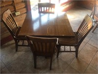 SQUARE TABLE 3FT AND 4 CHAIRS