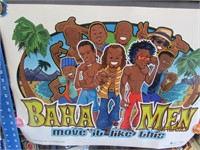 Poster Baha Men 24X18 2002 Double Sided