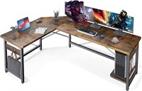 Coleshome 66" L Shaped Larger Gaming Desk