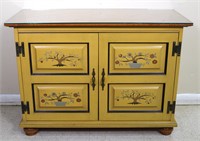 Lock 1776 Stenciled Maple Credenza