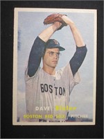 1957 TOPPS #56 DAVE SISLER BOSTON RED SOX