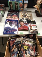 NASCAR & MLB books and magazines, bobbleheads