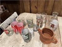 assortment of glasses