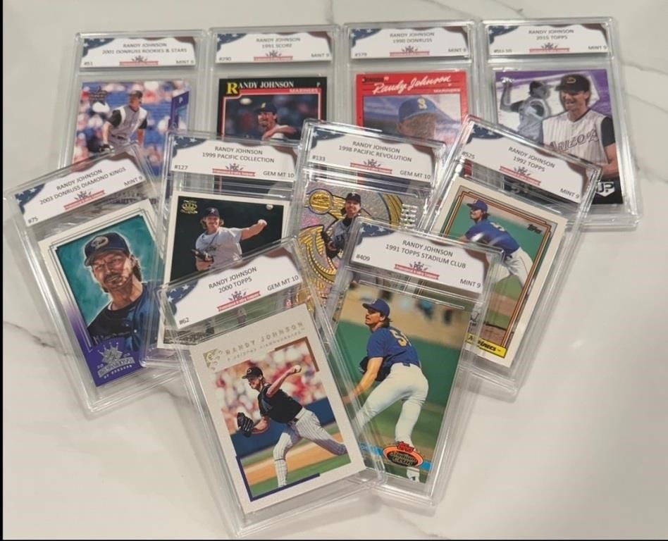 Random Pull Randy Johnson PGC Card Lot