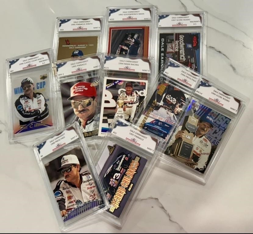 Random Pull Dale Earnhardt PGC Card Lot