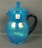 Fenton Celeste Blue # 220 Ribbed Optic Etched