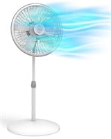 Lasko Oscillating Pedestal Fan, White - USED